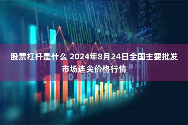 股票杠杆是什么 2024年8月24日全国主要批发市场连尖价格行情